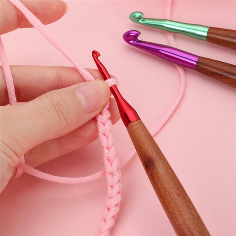 Set di uncinetti A11E, uncinet - Wooden Crochet Hooks Ergonomic Handle recensione e prezzo