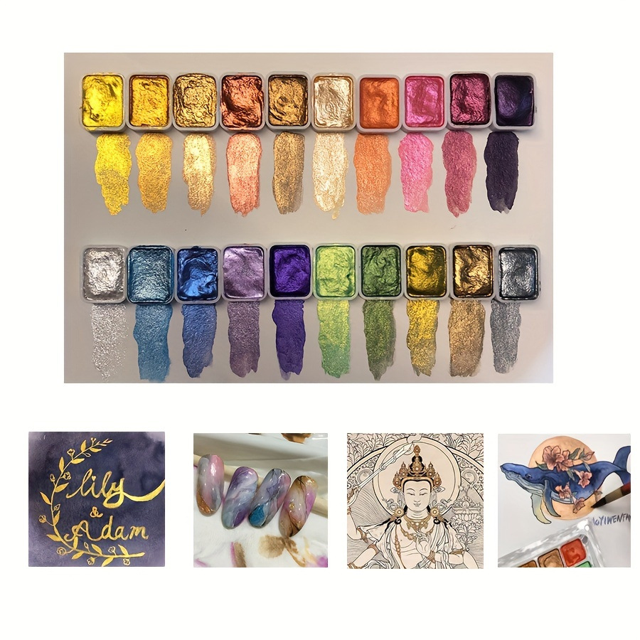 Portatile56 colori pigmento so - Watercolor Paint Set Solid Pigment recensione e prezzo