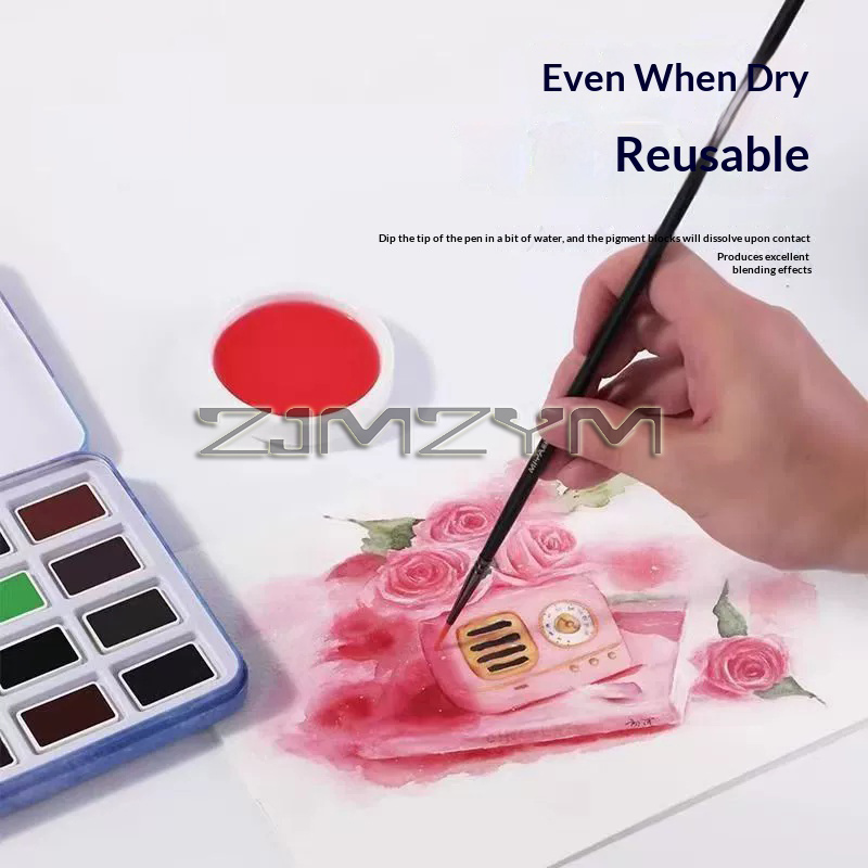 Set di colori ad acquerello so - Watercolor Paint Set Solid Pigment recensione e prezzo