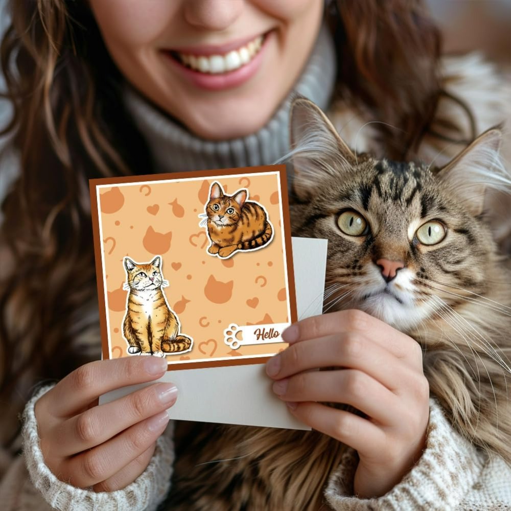 Timbri trasparenti per gatti T - Clear Silicone Stamps For Card Making recensione e prezzo