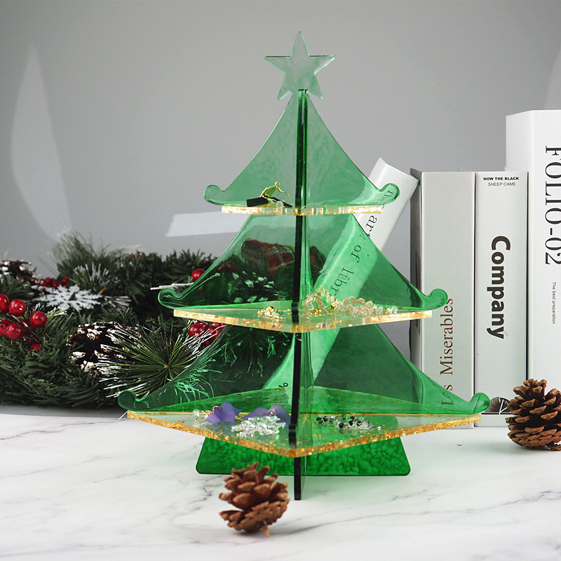 Albero di natale fiocco di nev - Silicone Epoxy Resin Molds Set recensione e prezzo