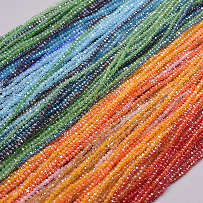 Placcatura AB colore trasparen - Glass Seed Beads 2Mm Jewelry Making recensione e prezzo